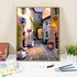 QUITEDEW Paint by Number for Adults Beginner,Street Scenery Paint by Numbers Landscape Adult Paint by Numbers Kits Suitable for Home Wall Decorati...