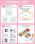 TINDTOP Embroidery Kit for Adult Beginners, Flowers Embroidery Kit for Beginners Include Embroidery Cloth Hoops Threads for Craft Lover Hand Stitc...