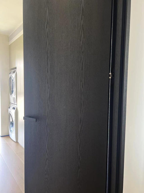 Thicken Black Wood Contact Paper Peel and Stick - 17.7" × 78.7" Vinyl Self-Adhesive & Removable Waterproof Wallpaper for Countertop Furniture, Eas...