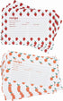 C.R. Gibson Fruit Double Sided Recipe Card Set, 4" W x 6" L, Multicolor...