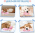 Pet Pillow for Dogs & Cats, Dog Calming Pillow, Dog Neck Pillow U-Shaped Pillow for Dogs & Cat, Soft Fluffy Cat Bed Pillow Pet Calming Toy, Joint ...