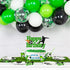 Soccer Cake Topper Happy Birthday Sign Football Player Cake Decorations for Sport Theme Man Boy Girl Birthday Party Supplies Double Sided Green Sp...