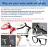 100 Pairs Soft Foam Nose Pads, Self Adhesive Nose Pads Anti-Slip Nosepads for Eyeglasses Sunglasses Reading Glasses, Comfortable and Protect The M...