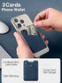 Miroddi Phone Card Holder, 2PACK Leather Phone Wallet Card Holder for Phone Case Adhesive Stick On Credit Card Pocket for Back of Phone Case Compa...