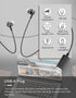 USB Headphone for PC with Mic,USB Headset with Microphone Mute Function&Volume Control with Heavy Stereo for Office Live Broadcast YouTube Video S...