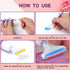 16pcs Diamond Art Drill Pen DIY Diamond Painting Tools Diamond Art Storage Tray with Multiple Sizes Painting Pens Screw Thread Tips Craft Tweezers...
