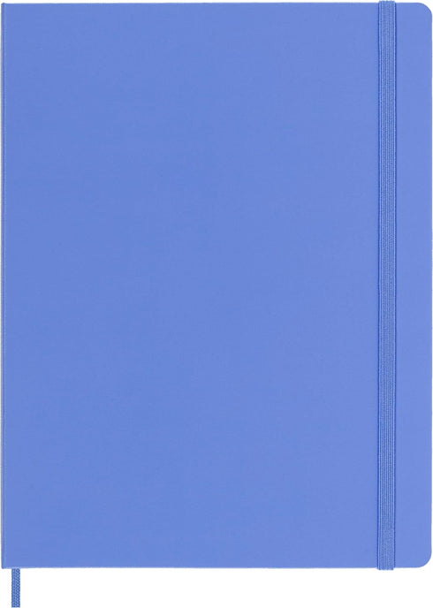Moleskine Classic Notebook, Hard Cover, XL (7.5" x 9.5") Ruled/Lined, Hydrangea Blue, 192 Pages...