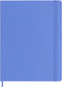 Moleskine Classic Notebook, Hard Cover, XL (7.5" x 9.5") Ruled/Lined, Hydrangea Blue, 192 Pages...