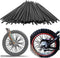 72PCS Spoke Skins Covers, Motorcycle Wheel Spoke Rims Decoration Protector, Dustproof Bicycle Pipe Trim Protective Wrap Accessories, Universal for...