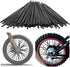72PCS Spoke Skins Covers, Motorcycle Wheel Spoke Rims Decoration Protector, Dustproof Bicycle Pipe Trim Protective Wrap Accessories, Universal for...