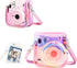 CAIYOULE Protective Case for Fujifilm Instax Mini 12/11/9/8 Camera Waterproof PVC Bag with Adjustable Shoulder Strap and Mini Photo Storage Pocket...