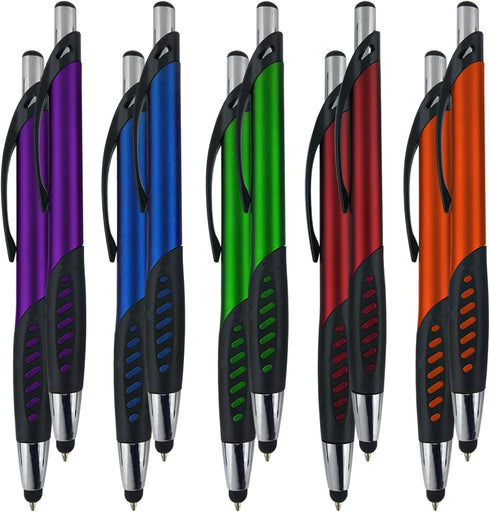 Stylus Pen, 2 in 1 Capacitive Stylus & Ballpoint Click Pen with Comfort Grip for Universal Touchscreen Devices,Tablets, iPad, iPhone 6,6 Plus, iPo...