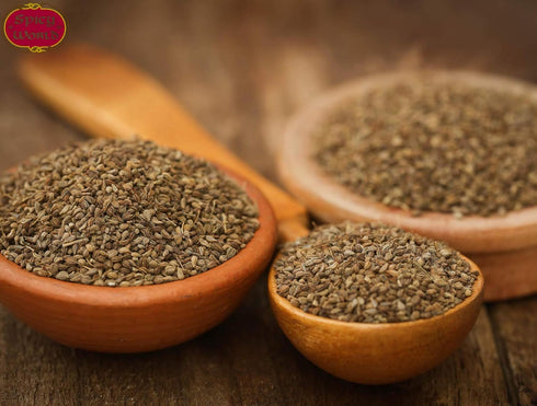 Ajwain Seeds (Carom Seeds) 3.5 oz | Resealable Bag | By Spicy World...