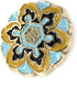 20 pcs Vintage Enamel Flower Metal Shank Sewing Coat Buttons -18mm -11/16"...