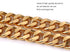 25 Inch Trendy Chunky Metal Chain Purse Handle Shoulder Strap Replacement for Handbag (Yellow Gold)...