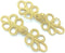 6 Pairs Gold Chinese Knots Frog Buttons Vintage Closure Sewing Fasteners for DIY Sewing Coats Scarf Cloak Sweater and Costumes Sewing Accessory 8c...