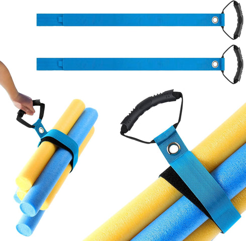 2 Pcs Pool Noodles Storage Pool Noodles Organizers with Handles Storage Straps for Hanging and Carrying Pool Noodles Garden Hose Pool Vacuum Hose ...