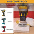 Square Slot Cutter for Dewalt & Milwaukee,Stainless Steel Square Hole Cutter Rectangle Slot Cutter,One Step Cut-in Single Gang Wall Boxes Outlet C...