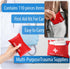 First Aid Kit - 92 Piece Mini Emergency Kits for Car, Basic Outdoor Essentials Survival Trauma Kit Bag, Small Travel Medicine Kit for Home, Sports...