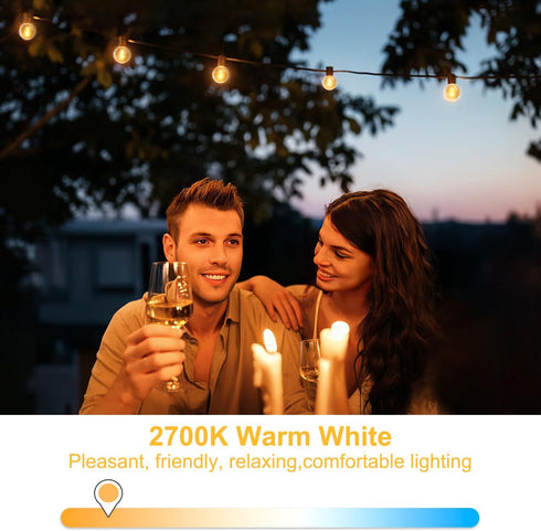 BRIMAX 10 Pack G16.5 Light Bulbs,Dimmable 4W E12 LED Bulbs Equivalent 40W Bulbs,Small Globe Edison Bulb 2700K Warm White,AC120V,Flicker Free for C...