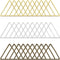 180pcs Earrings Beading Hoop 20mm Triangle Earring Hoops Beading Hoop Earrings Finding Triangle Linking Rings for DIY Jewelry Making Finding, Earr...