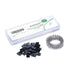 50 Sets Dupont 2.54 mm Pitch 4-Pin Female Adapter Cable Connector Accessories. 250 Pieces 2.54 mm Pitch Dupont 4-Pin Adapter Connector Female Hous...
