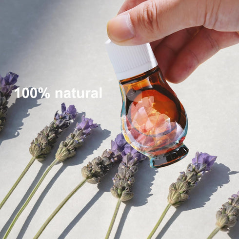 2 Packs Good Night Essential Oil Set for Diffuser (Dry Lavender, 0.7 fl.oz), Refills for Earffloz Wall Plug Oil Diffuser & Natural Air Freshener (...