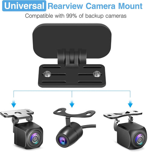 Dash Cam Rear Camera Mount(2 PCS), Universal Rear View Camera Rear Window Mount, Mirror Camera Rear Windshield Backup Camera Bracket, Car Dashcam ...