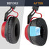 SOULWIT 70mm Earpads Replacement for Jabra Move/Elite 25h Wireless On-Ear Headphones, Ear Pads Cushions with High-Density Noise Isolation Foam - M...