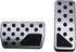 Non-Slip Foot Gas Brake Pedal Cover Compatible with 2011-2021 Jeep Grand Cherokee Dodge Durango Accessories...
