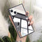 LUVI for iPhone 13 Mirror Case for Women Makeup Cute Luxury Glossy Glass Mirror Back Design Cover with Silicone Bumper Slim Thin Case for iPhone 1...