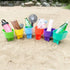 Home Queen Beach Cup Holder with Pocket, Multifunctional Sand Cup Holder for Beverage Phone Sunglass Key, Beach Accessory Drink Sand Coaster, Set ...