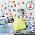 ABC Wall Decals - Alphabet Educational Animal Stickers - Classroom Decor - Playroom Decals for Wall - Animal Letters to Stick Kindergarden - Bedro...