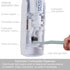 Hands Free Toothpaste Dispenser Automatic Toothpaste Squeezer with 5 Toothbrush Holds,No Power Required(White)...