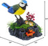 Tipmant Cute Electronic Birds Toys Pets Simulation Realistic Move Chirp Electric Office Home Desk Decor Decoration Kids Birthday Gifts (Blue & Yel...