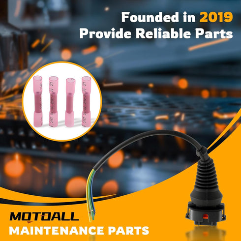 MOTOALL T-Map Sensor Pigtail Harness Wire Lead Wiring Connector Plug Cable Repair Kit 4 Way for 2875542 Polaris Scrambler RZR Sportsman Ranger 570...
