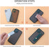 Removable and Reusable Cell Phone Grip Strap, Yetaida Telescopic Finger Kickstand Bracket Universal Silicone Phone Holder Stand and Portable Finge...
