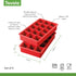 Tovolo Perfect Cube Ice Tray Set of 2 (Candy Apple) - Reusable Silicone Molds for Whiskey, Cocktails, Coffee, Bartender Accessories, & Smoothies /...