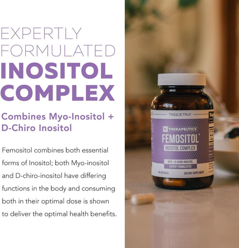 Inositol Supplement | Myo-Inositol & D-Chiro Inositol Complex - Clinically Validated 40:1 Ratio (Vitamin B8)| Hormonal Balance & Healthy Ovarian F...