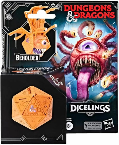 DUNGEONS & DRAGONS Dicelings Beholder Collectible D&D Monster Dice Converting Giant d20 Action Figures Role Playing Dice (F5213) Medium...