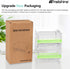 molshine 2 Pack Transparent Desktop Multi Washi Masking Tape Storage Dispenser,Tape Cutter,Tape Roll Holder (Not Include Masking Tape) (Green)...
