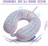 Travel Pillow Memory Foam for Airplanes - Neck Pillow for Traveling, Car, Home, Flight Pillow for Sleeping with Attachable Snap Strap Soft Washabl...