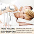 Sleeping Headphones Earphones, Soft Comfortable Silicone Noise Isolating Earbuds with Mic Earplugs for Nighttime, Insomnia, Travel, Sport, Meditat...