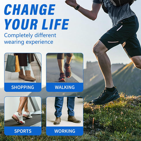 Plantar Fasciitis Insoles, Arch Support Inserts Women Men, Plantar Fasciitis Relief, Insoles Men for Flat Feet,High Arch and Foot Pain, Orthotic I...