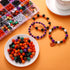 1510PCS Halloween Beads for Jewelry Making Pumpkin Skull Beads Polymer Clay Beads Evil Eye Beads Enamel Halloween Charms for Bracelet Necklace Ear...