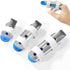 Finger Splints Thumb Splint for Broken/Injured Fingers Stabilization, Aluminum Finger Splint Adjustable, Immobilization for Mallet Fingers/Trigger...