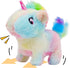Cuteoy Walking Rainbow Unicorn Stuffed Animal Talking Wagging Nodding Educational Plush Toy Electric Interactive Animated Plushies for Girls Boys ...