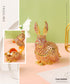 Cute Rabbit Jewelry Trinket Box with Hinged Animal Ornaments Gift for Home Decor...