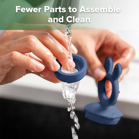 Haakaa Baby Fruit Food Feeder & Mini Freezer Nibble Tray Combo, Breastmilk Popsicle Molds for Baby Cooling Relief, BPA Free Silicone Feeder for Sa...