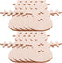 Pack of 50 Wooden Crafts to Paint 3 inch Christmas Tree Hanging Ornaments Unfinished Wood Cutouts Christmas Decoration DIY Crafts (Wooden Snowman ...